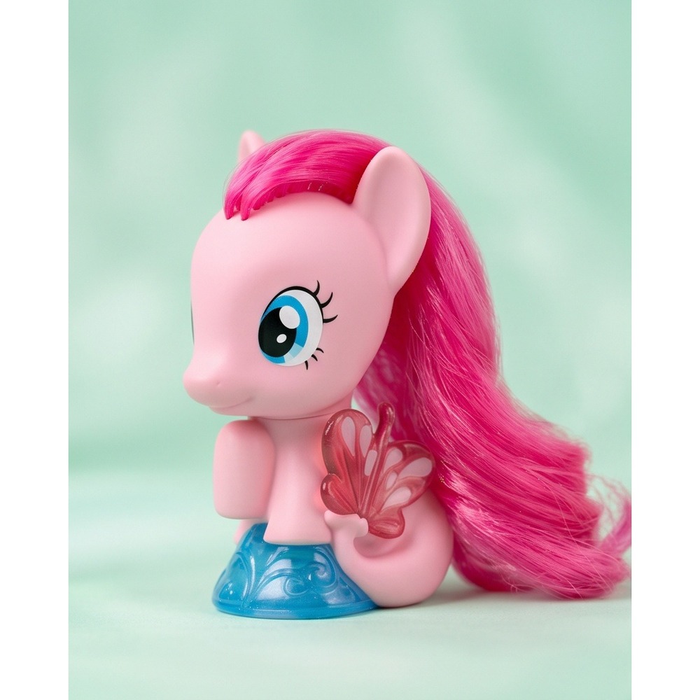 Hasbro‎ My Little Pony Pinkie Pie Seapony Figure Pink Blue Base 2016 Just Play